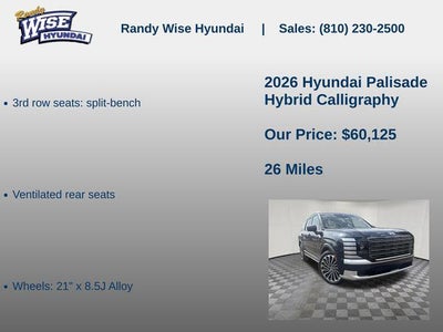 2026 Hyundai PALISADE HYBRID Calligraphy