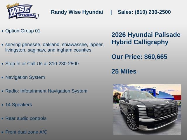2026 Hyundai PALISADE HYBRID Calligraphy