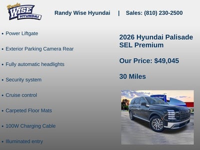 2026 Hyundai PALISADE SEL Premium AWD