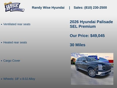 2026 Hyundai PALISADE SEL Premium AWD