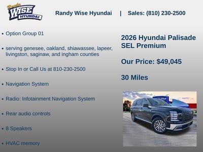 2026 Hyundai PALISADE SEL Premium AWD
