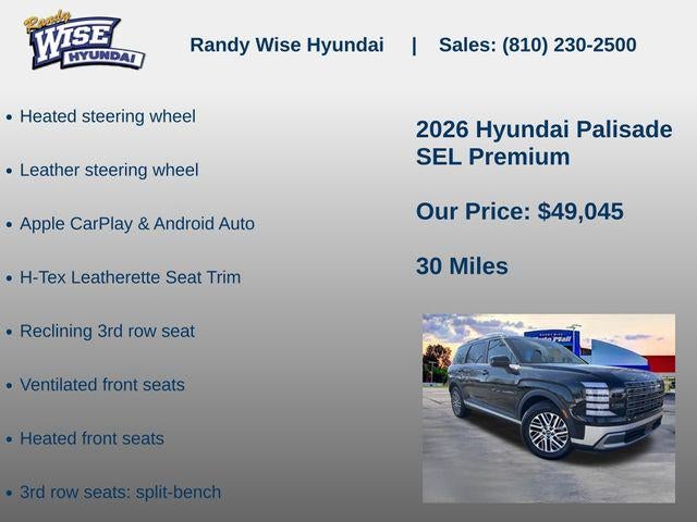 2026 Hyundai PALISADE SEL Premium AWD