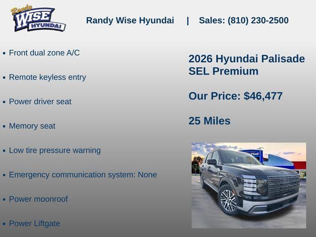 2026 Hyundai PALISADE SEL Premium AWD