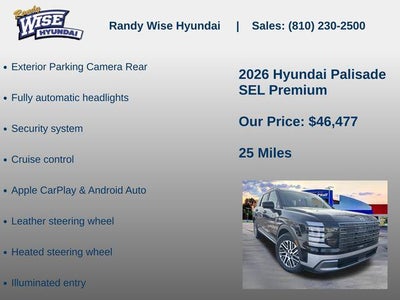 2026 Hyundai PALISADE SEL Premium AWD