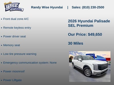 2026 Hyundai PALISADE SEL Premium AWD