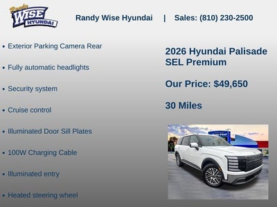 2026 Hyundai PALISADE SEL Premium AWD