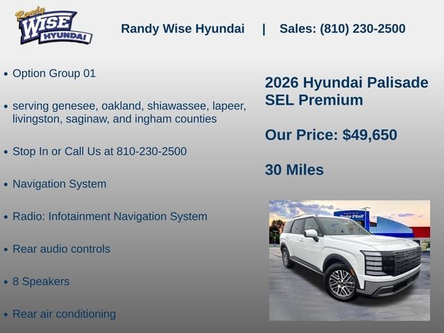 2026 Hyundai PALISADE SEL Premium AWD