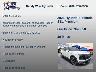 2026 Hyundai PALISADE SEL Premium AWD