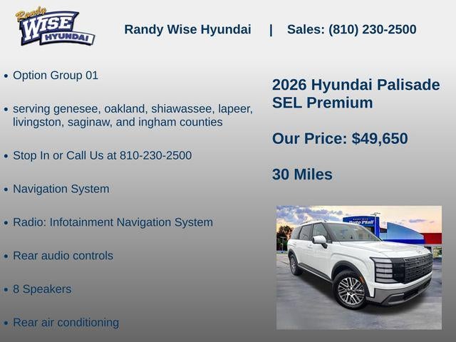 2026 Hyundai PALISADE SEL Premium AWD