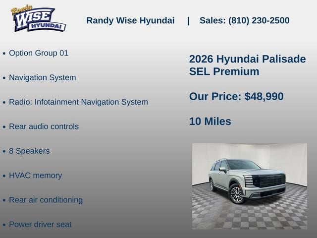 2026 Hyundai PALISADE SEL Premium AWD