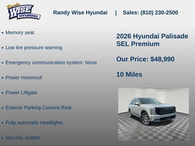 2026 Hyundai PALISADE SEL Premium AWD
