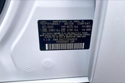 2026 Hyundai SONATA HYBRID Blue