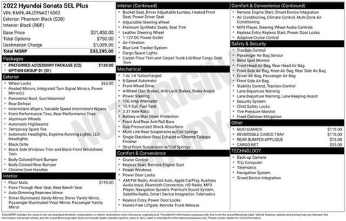 2022 Hyundai SONATA SEL Plus