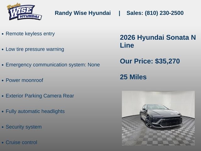 2026 Hyundai SONATA N Line