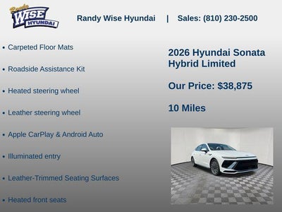 2026 Hyundai SONATA HYBRID Limited