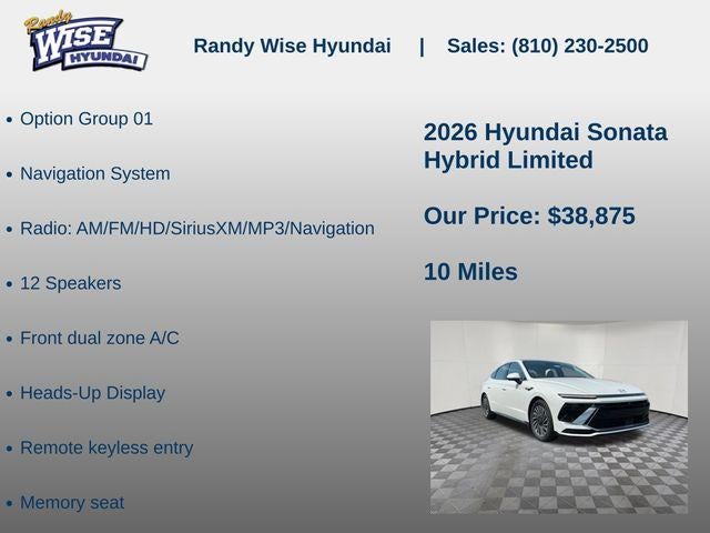 2026 Hyundai SONATA HYBRID Limited