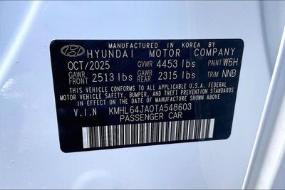 2026 Hyundai SONATA SEL Sport