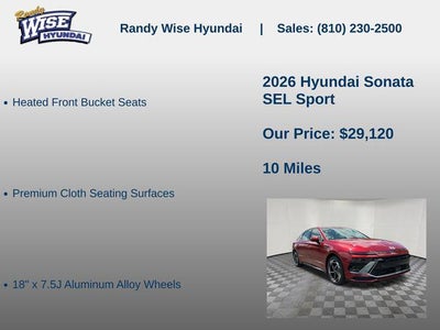 2026 Hyundai SONATA SEL Sport