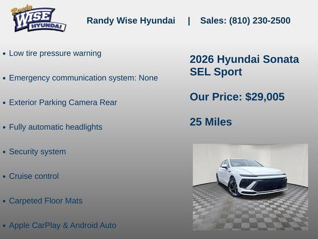 2026 Hyundai SONATA SEL Sport