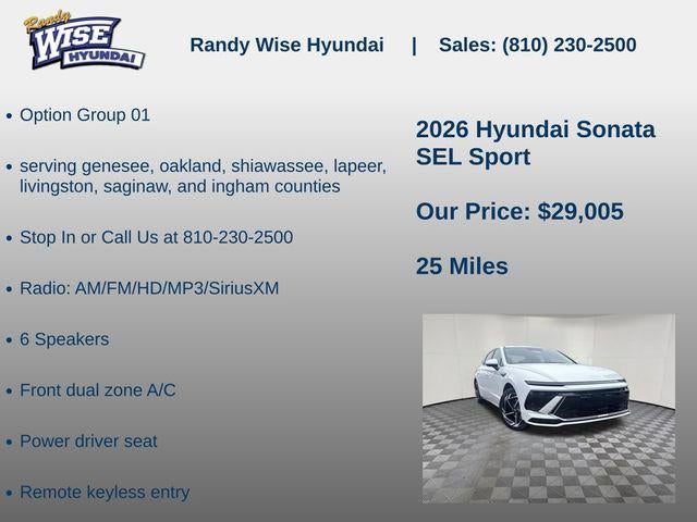 2026 Hyundai SONATA SEL Sport