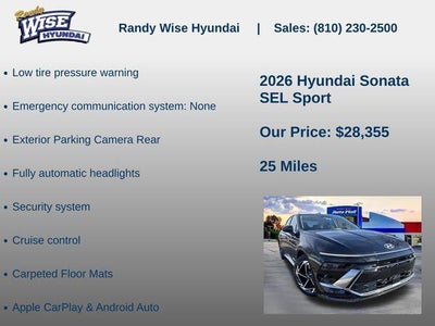 2026 Hyundai SONATA SEL Sport