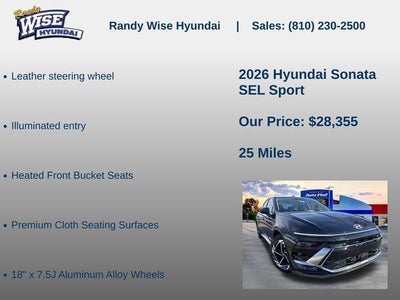 2026 Hyundai SONATA SEL Sport