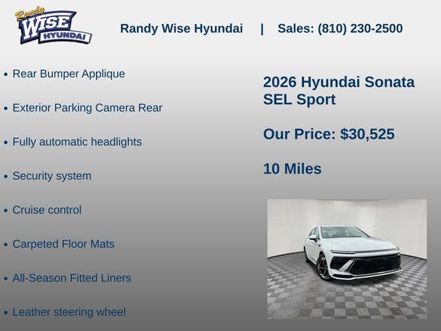 2026 Hyundai SONATA SEL Sport