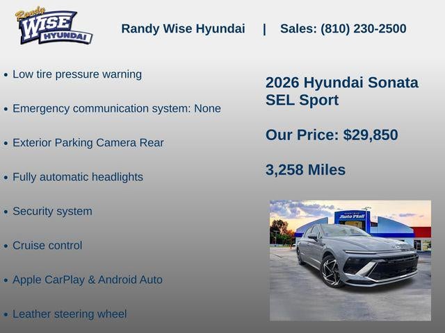 2026 Hyundai SONATA SEL Sport