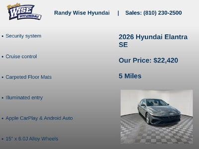 2026 Hyundai ELANTRA SE