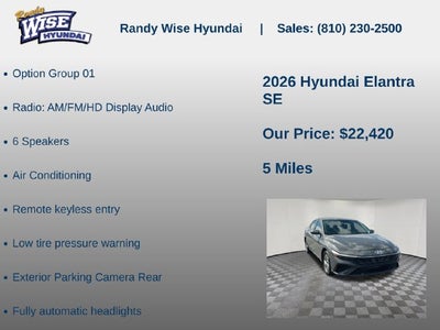 2026 Hyundai ELANTRA SE