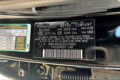 2025 Hyundai ELANTRA SEL Sport