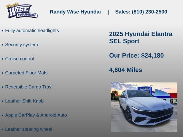 2025 Hyundai ELANTRA SEL Sport