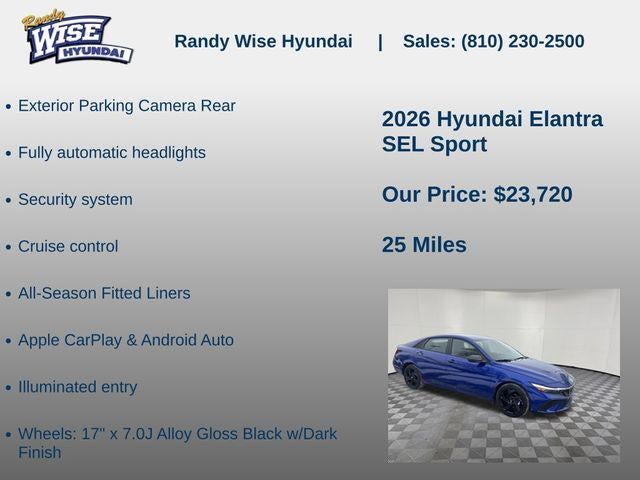 2026 Hyundai ELANTRA SEL Sport