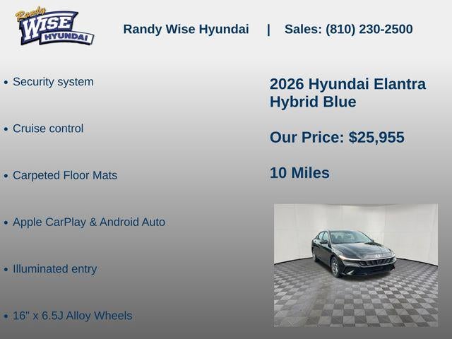 2026 Hyundai ELANTRA HYBRID Blue