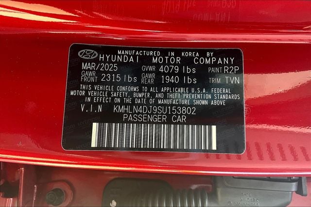 2025 Hyundai ELANTRA HYBRID Limited