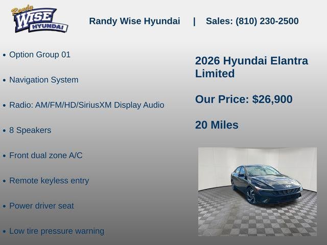2026 Hyundai ELANTRA Limited