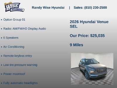 2026 Hyundai VENUE SEL
