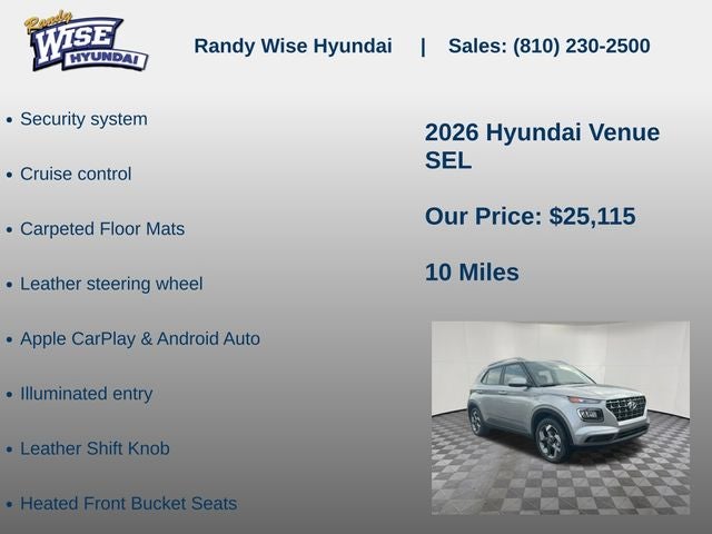 2026 Hyundai VENUE SEL