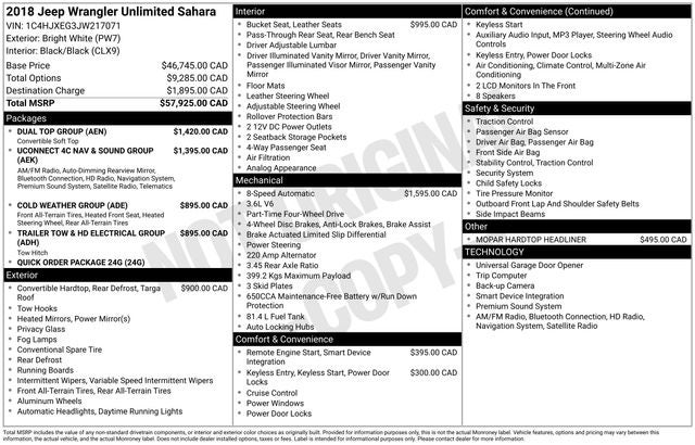 2018 Jeep Wrangler Unlimited Sahara