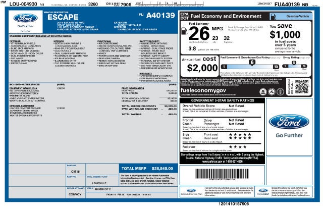 2015 Ford Escape SE