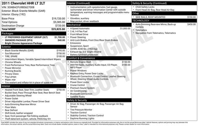 2011 Chevrolet HHR LT 2LT