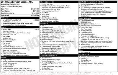 2019 Buick Envision Essence