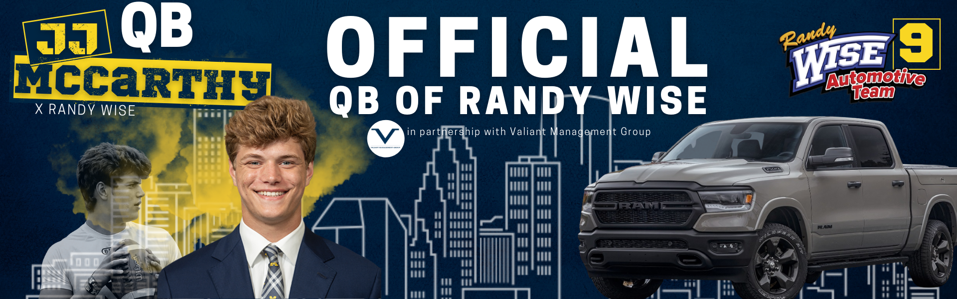 JJ McCarthy, QB of Randy Wise